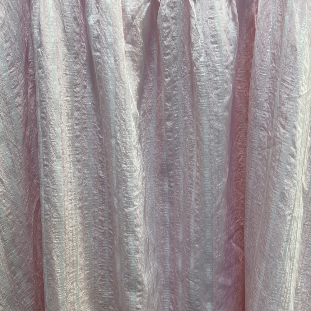 Eloquii Pink and White Striped Lined MIDI Dress. Size 18. NWT. - Picture 8 of 12